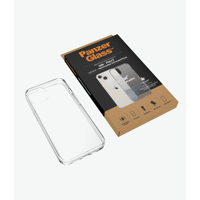 Custodia ClearCase AB per iPhone 13, Transparent, PanzerGlass