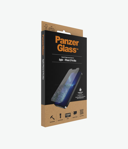 Vetro temperato Steard Fit AB per iPhone 13 Pro Max, 14 Plus, Transparent, PanzerGlass