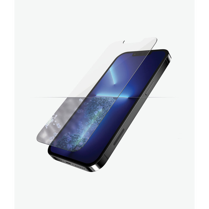 Vetro temperato Steard Fit AB per iPhone 13 Pro Max, 14 Plus, Transparent, PanzerGlass