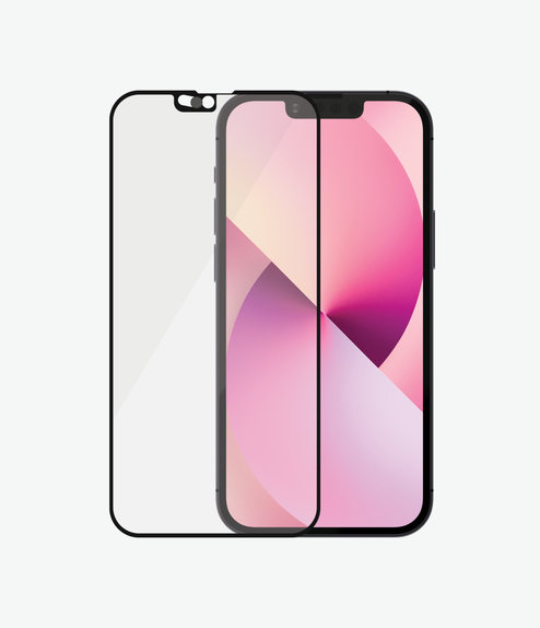 Vetro temperato Case Friendly CamSlider AB per iPhone 13 mini, Black, PanzerGlass