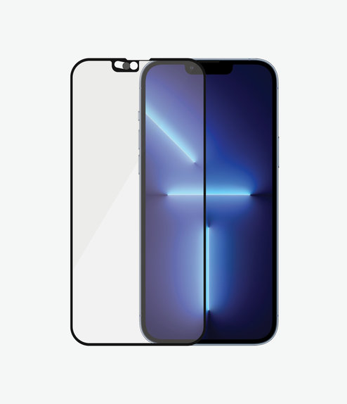Vetro temperato Case Friendly CamSlider AB per iPhone 13 Pro Max, 14 Plus, Black, PanzerGlass