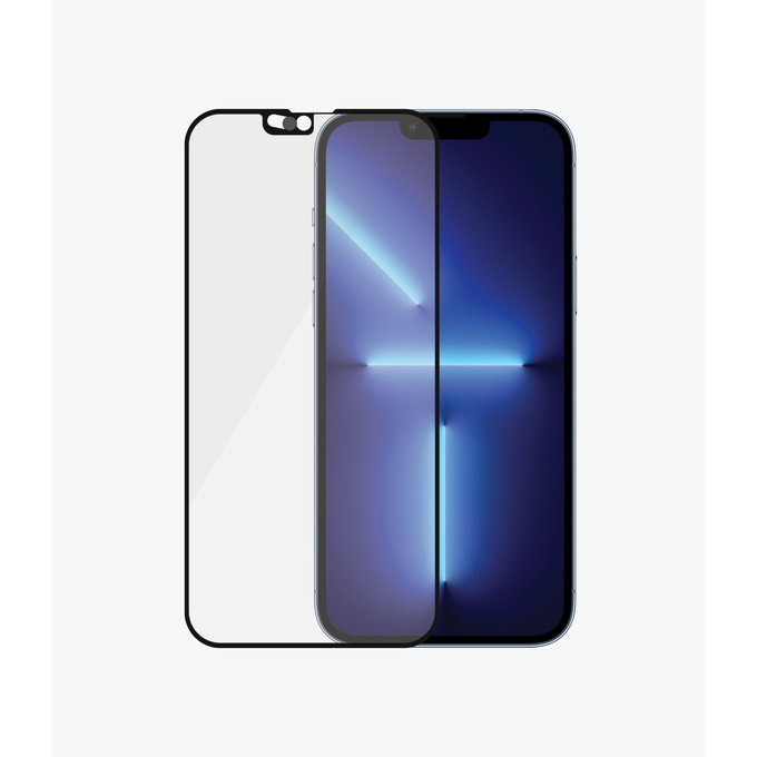 Vetro temperato Case Friendly CamSlider AB per iPhone 13 Pro Max, 14 Plus, Black, PanzerGlass