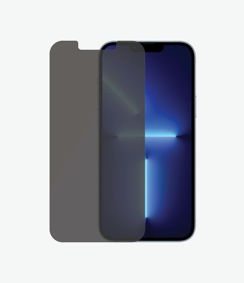 Vetro temperato Steard Fit Privacy AB per iPhone 13 Pro Max, 14 Plus, Transparent, PanzerGlass