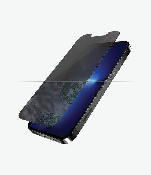 Vetro temperato Steard Fit Privacy AB per iPhone 13 Pro Max, 14 Plus, Transparent, PanzerGlass