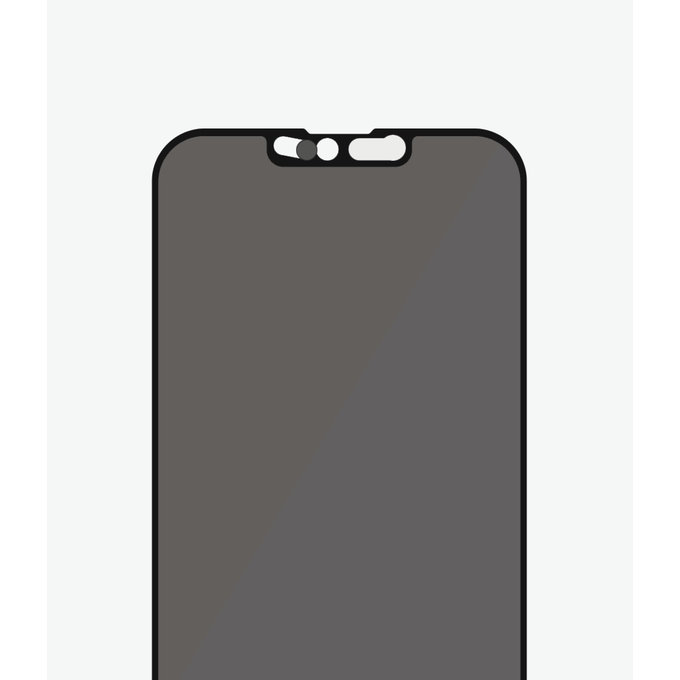 Vetro temperato Case Friendly Privacy CamSlider AB per iPhone 13 mini, Black, PanzerGlass