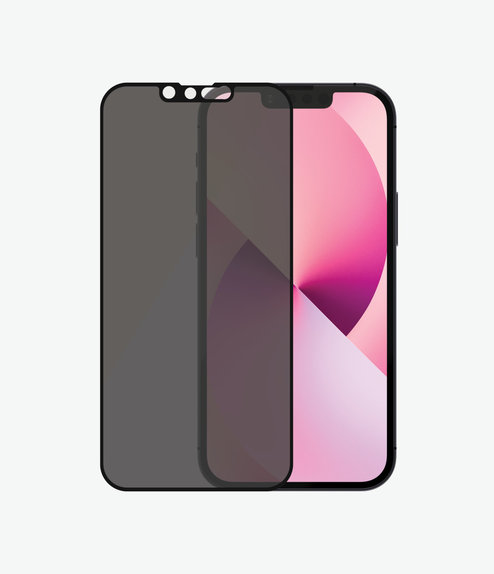Vetro temperato Case Friendly Privacy AB per iPhone 13 mini, Black, PanzerGlass