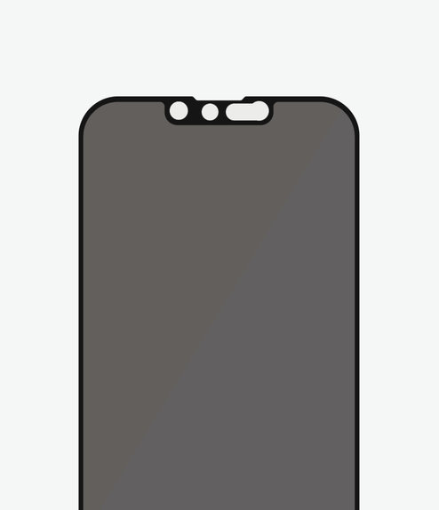 Vetro temperato Case Friendly Privacy AB per iPhone 13 mini, Black, PanzerGlass
