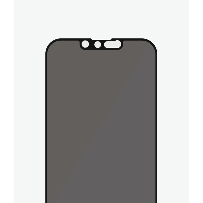 Vetro temperato Case Friendly Privacy AB per iPhone 13 Pro Max, 14 Plus, Black, PanzerGlass