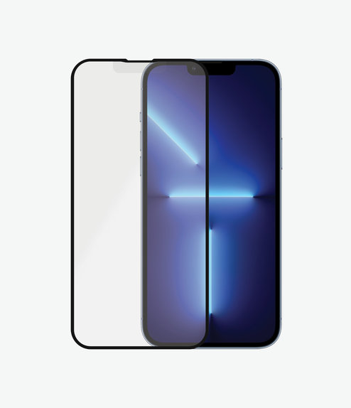 Vetro temperato Case Friendly Anti-Glare AB per iPhone 13 Pro Max, 14 Plus, Black, PanzerGlass
