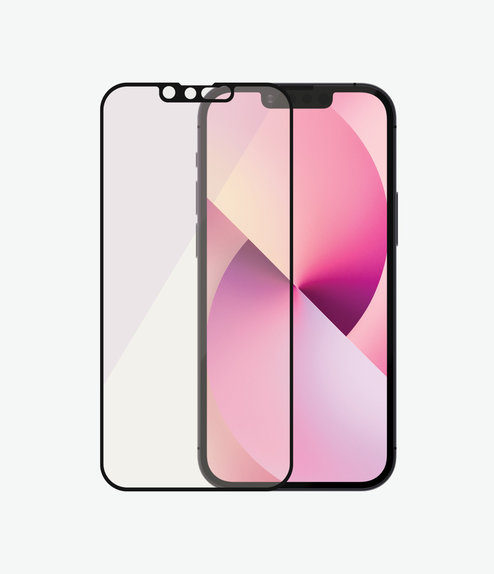 Vetro temperato Case Friendly Anti-Bluelight AB per iPhone 13 mini, Black, PanzerGlass