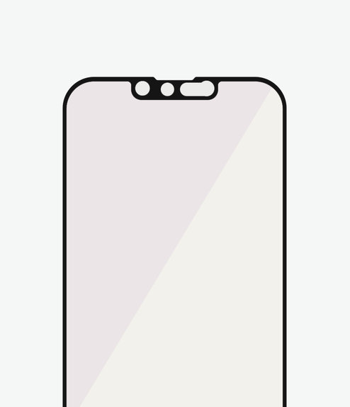 Vetro temperato Case Friendly Anti-Bluelight AB per iPhone 13 mini, Black, PanzerGlass