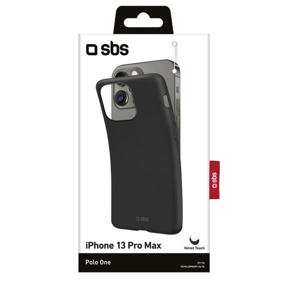 Custodia Polo One per iPhone 13 Pro Max, Black, SBS