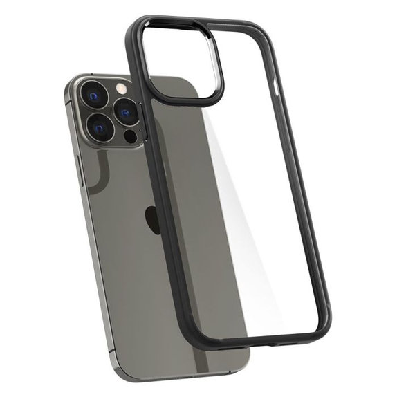 Custodia Ultra Hybrid per iPhone 13 Pro, Black, Spigen