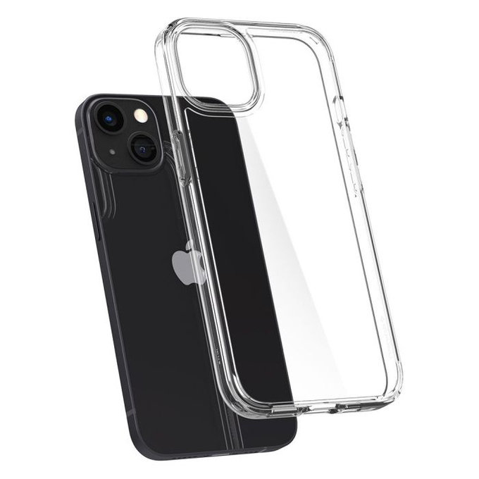 Custodia Ultra Hybrid per iPhone 13, Transparent, Spigen