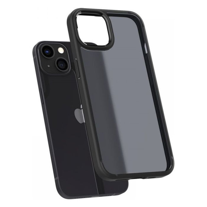 Custodia Ultra Hybrid per iPhone 13, Frost Black, Spigen