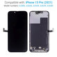 Schermo per iPhone 13 Pro, Vetro touch con cornice, Refurbished