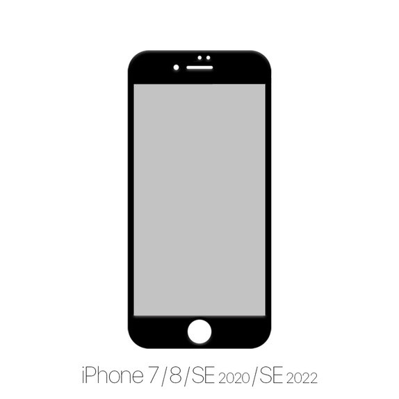 Vetro temperato Privacy Anti-Spy per iPhone 7, 8, SE 2020, SE 2022, FixPremium