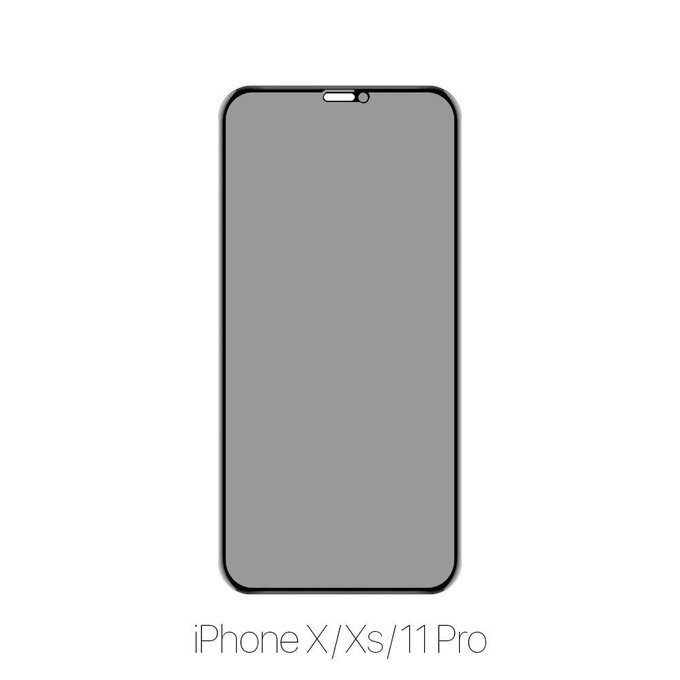 Vetro temperato Privacy Anti-Spy per iPhone X, Xs, 11 Pro, FixPremium