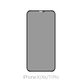 Vetro temperato Privacy Anti-Spy per iPhone X, Xs, 11 Pro, FixPremium