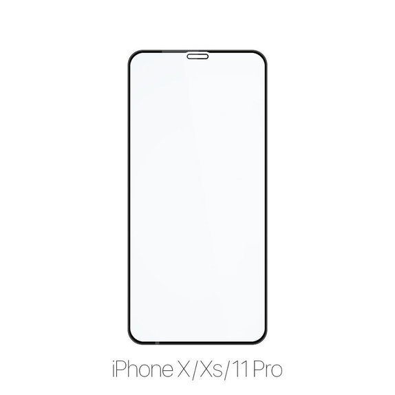 Vetro temperato FullCase per iPhone X, Xs, 11 Pro, FixPremium