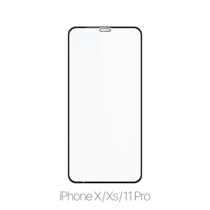 Vetro temperato FullCase per iPhone X, Xs, 11 Pro, FixPremium