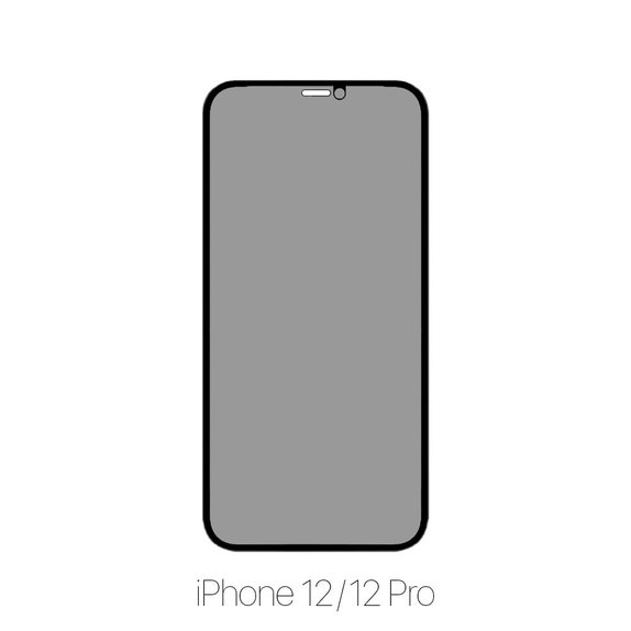 Vetro temperato Privacy Anti-Spy per iPhone 12, 12 Pro, FixPremium