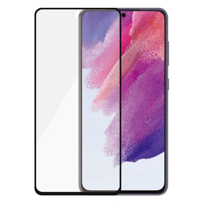 Vetro temperato Case Friendly AB per Samsung S21 FE, Black, PanzerGlass