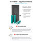 Set microsaldatore a punti per riparazione flex batteria per iPhone 11 - 12 Pro Max, QianLi Macaron