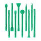 Set di strumenti ad alta durezza per smontaggio 10in1, Green, Relife RL-049C