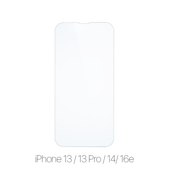 Vetro temperato per iPhone 13, 13 Pro, 14, 16e, FixPremium