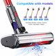 Spazzola pavimenti con luce LED per Dyson seriess V, Outsize