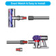 Tubo di aspirazione per Dyson seriess V, Outsize, Silver
