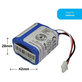 Batteria per iRobot Braava 2000, 300, 380, 380T, 381, 390, Mint 5200, Mint Plus 5200, Proscenic JOJO Professional, GPRHC202N026, 4409709, W206001001399, Ni-MH, 2500mAh, 7.2V