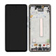 Schermo per Samsung A53 5G A536B, Awesome Black, Vetro touch con cornice, GH82-28024A, GH82-28025A, Genuine Service Pack