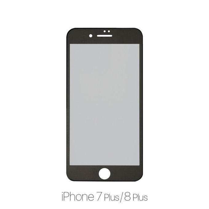 Vetro temperato Privacy Anti-Spy per iPhone 7 Plus, 8 Plus, FixPremium