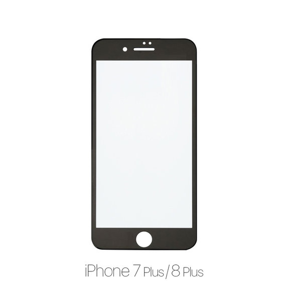 Vetro temperato FullCase per iPhone 7 Plus, 8 Plus, FixPremium