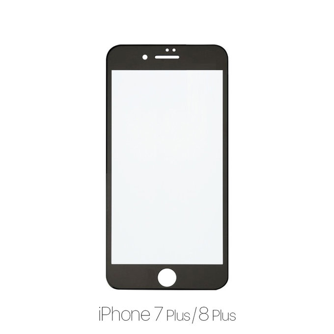 Vetro temperato FullCase per iPhone 7 Plus, 8 Plus, FixPremium