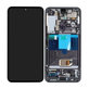 Schermo per Samsung S22 S901B, Phantom Black, Vetro touch con cornice, GH82-27520A, GH82-27521A, Genuine Service Pack