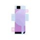 Scocca posteriore con piccoli componenti per iPhone 13 Mini, Pink