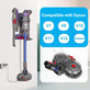 Testa mop elettrica con serbatoio d'acqua per Dyson seriess V, Outsize