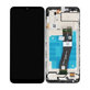 Schermo per Samsung A03 A035G, Black, Vetro touch con cornice, GH81-21626A, Genuine Service Pack