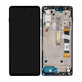 Schermo per Motorola Moto G200 XT2175, Stellar Blue, Vetro touch con cornice, 5D68C20181, Genuine Service Pack