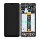 Schermo per Samsung A13 5G A136B, Black, Vetro touch con cornice, GH82-29077A, GH82-29078A, Genuine Service Pack
