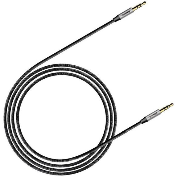 Cavo AUX 1m, Silver/Black, Baseus