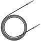 Cavo AUX 1m, Silver/Black, Baseus