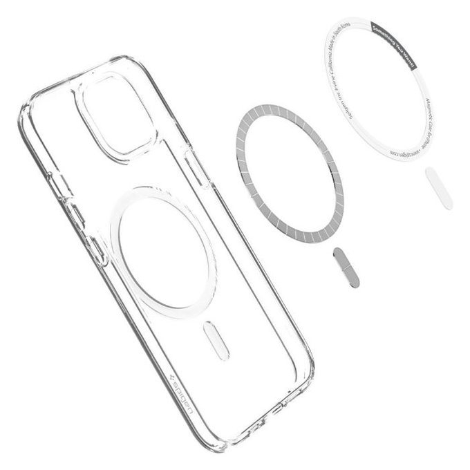 Custodia Ultra Hybrid con MagSafe per iPhone 13 mini, White, Spigen