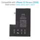 Batteria per iPhone 12 Pro Max, A2466, 3687mAh, Service Pack