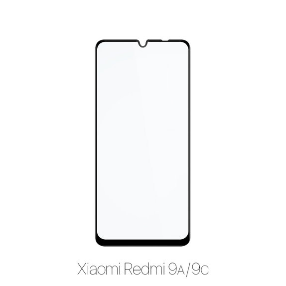 Vetro temperato FullCase per Xiaomi Redmi 9A, 9C, FixPremium
