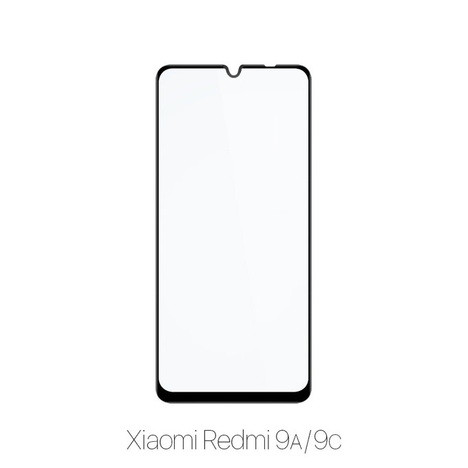 Vetro temperato FullCase per Xiaomi Redmi 9A, 9C, FixPremium