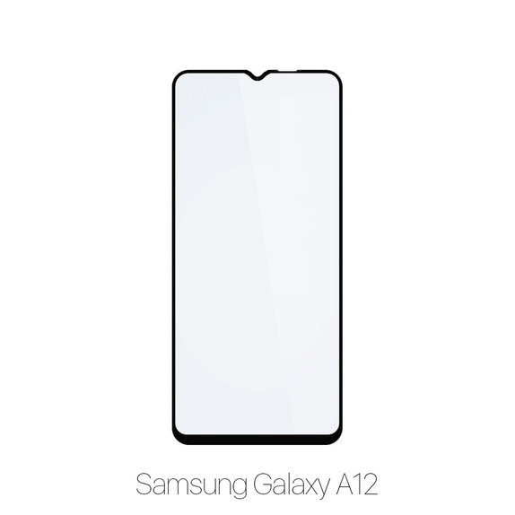 Vetro temperato FullCase per Samsung A12, FixPremium